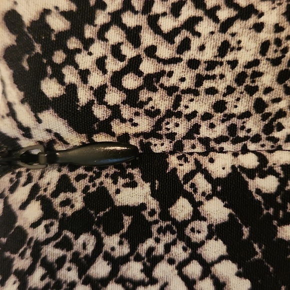 NWT Just Fab Women's Snakeskin Print Black and White Dress Size S - Picture 8 of 9